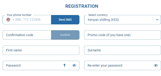 Signing Up on 1xbet